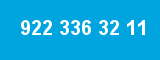 922 336 32 11 922 336 32 11